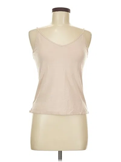 Pre-owned Ann Taylor Loft Tank Top Tan Halter Neckline Tops