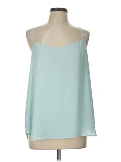 Pre-owned Ann Taylor Loft Tank Top Teal Strapless Neckline Tops