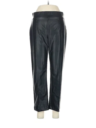 Pre-owned Ann Taylor Loft Track Pants In Black