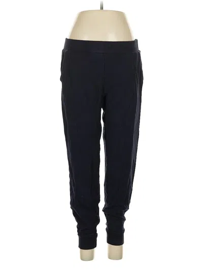 Pre-owned Ann Taylor Loft Track Pants In Black