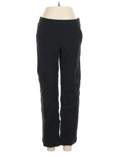 Pre-owned Ann Taylor Loft Track Pants In Black