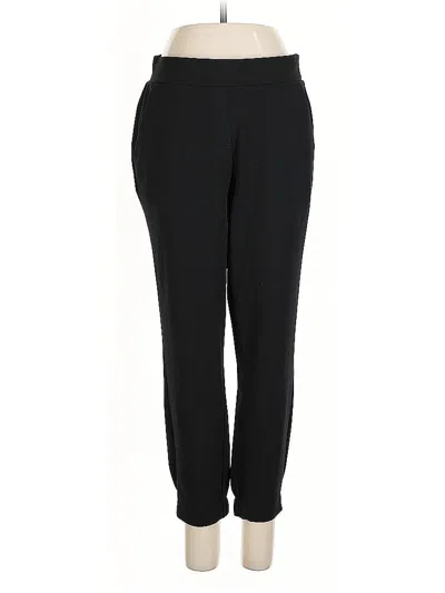 Pre-owned Ann Taylor Loft Track Pants In Black
