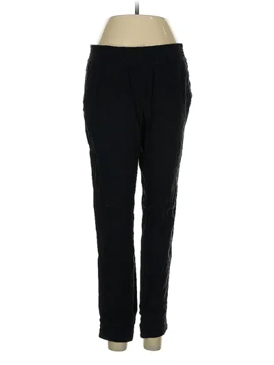 Pre-owned Ann Taylor Loft Track Pants In Black