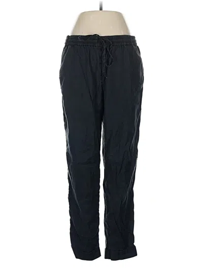 Pre-owned Ann Taylor Loft Track Pants In Black