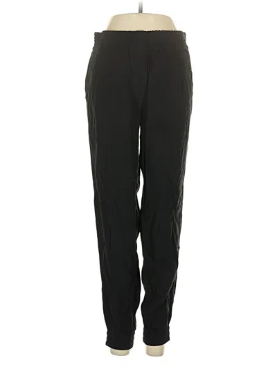 Pre-owned Ann Taylor Loft Track Pants In Black