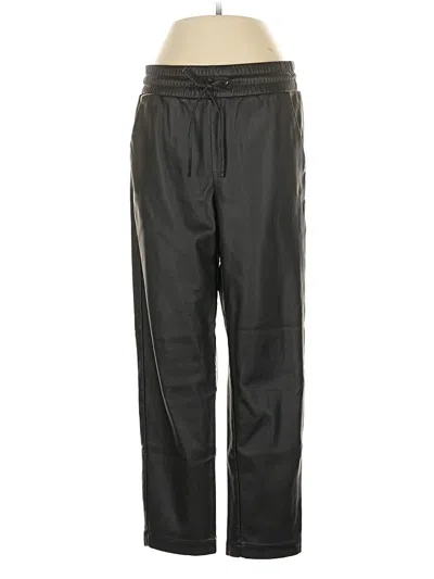 Pre-owned Ann Taylor Loft Track Pants In Black