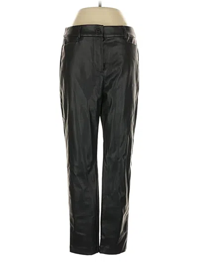 Pre-owned Ann Taylor Loft Track Pants In Black