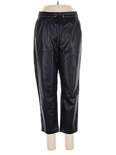Pre-owned Ann Taylor Loft Track Pants In Black