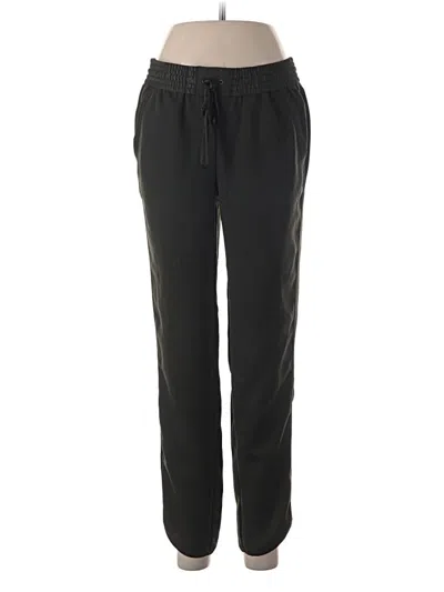 Pre-owned Ann Taylor Loft Track Pants In Black