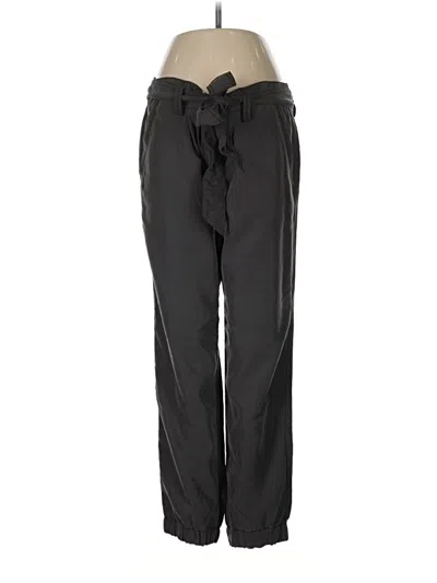 Pre-owned Ann Taylor Loft Track Pants In Black