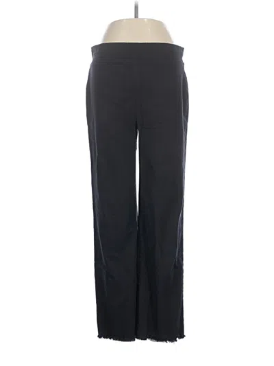 Pre-owned Ann Taylor Loft Track Pants In Black