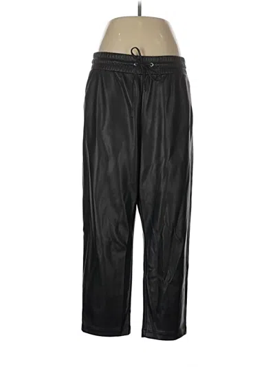 Pre-owned Ann Taylor Loft Track Pants In Black