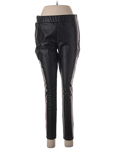 Pre-owned Ann Taylor Loft Track Pants In Black