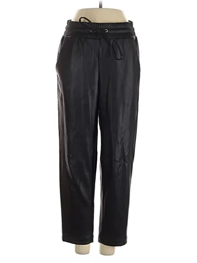 Pre-owned Ann Taylor Loft Track Pants In Black