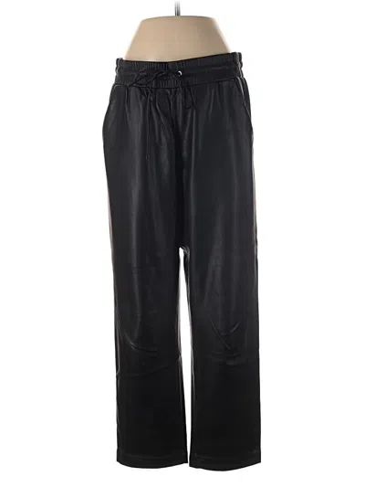 Pre-owned Ann Taylor Loft Track Pants In Black