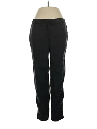 Pre-owned Ann Taylor Loft Track Pants In Black