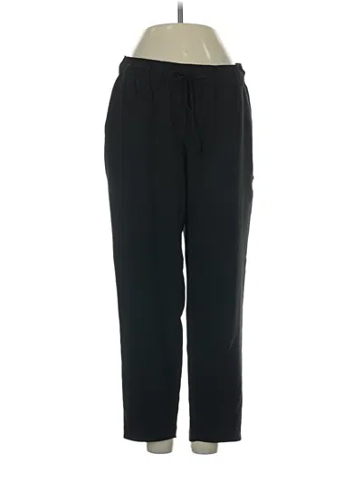 Pre-owned Ann Taylor Loft Track Pants In Black