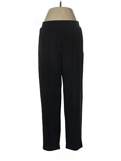 Pre-owned Ann Taylor Loft Track Pants In Black