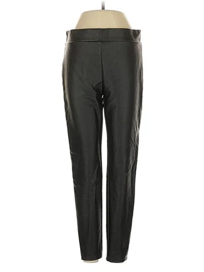Pre-owned Ann Taylor Loft Track Pants In Black