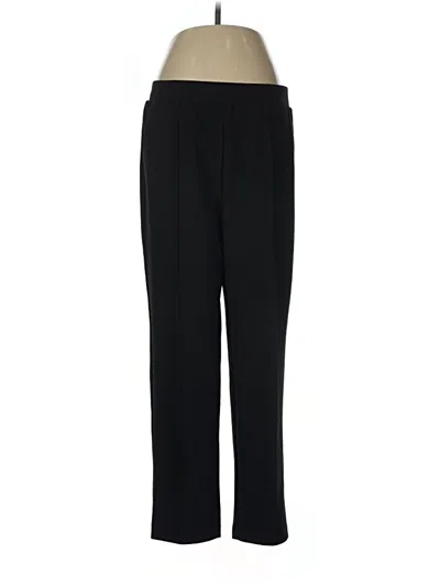 Pre-owned Ann Taylor Loft Track Pants In Black