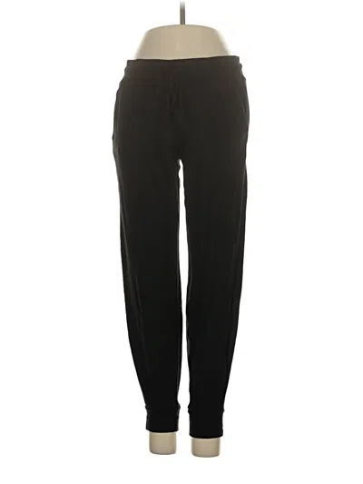 Pre-owned Ann Taylor Loft Track Pants In Black