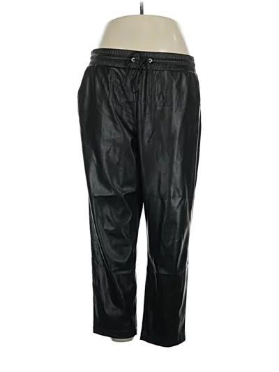 Pre-owned Ann Taylor Loft Track Pants In Black