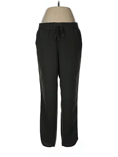 Pre-owned Ann Taylor Loft Track Pants In Black