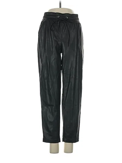 Pre-owned Ann Taylor Loft Track Pants In Black