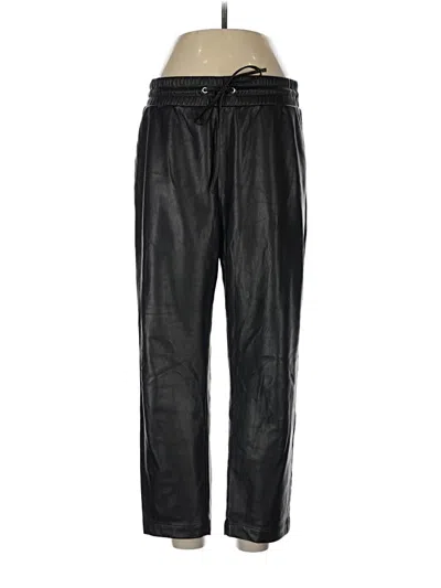 Pre-owned Ann Taylor Loft Track Pants In Black