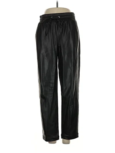 Pre-owned Ann Taylor Loft Track Pants In Black