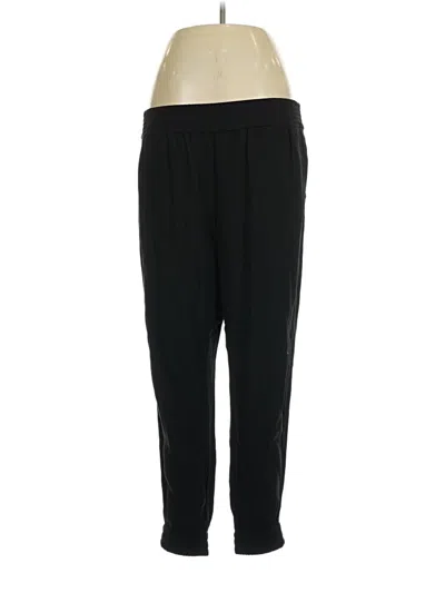Pre-owned Ann Taylor Loft Track Pants In Black