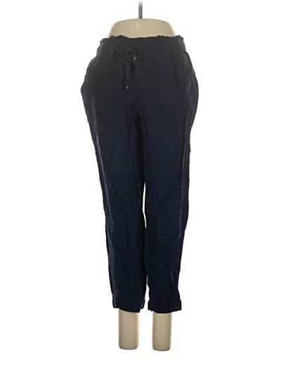 Pre-owned Ann Taylor Loft Track Pants In Blue