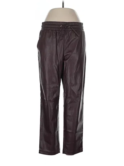 Pre-owned Ann Taylor Loft Track Pants In Brown