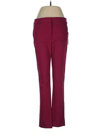 Ann Taylor Loft Track Pants In Burgundy