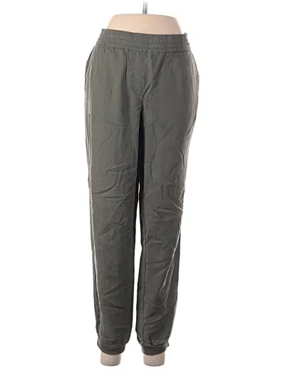 Pre-owned Ann Taylor Loft Track Pants In Gray