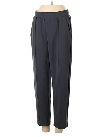 Pre-owned Ann Taylor Loft Track Pants In Gray