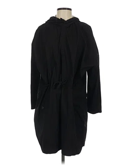 Pre-owned Ann Taylor Loft Trenchcoat In Black