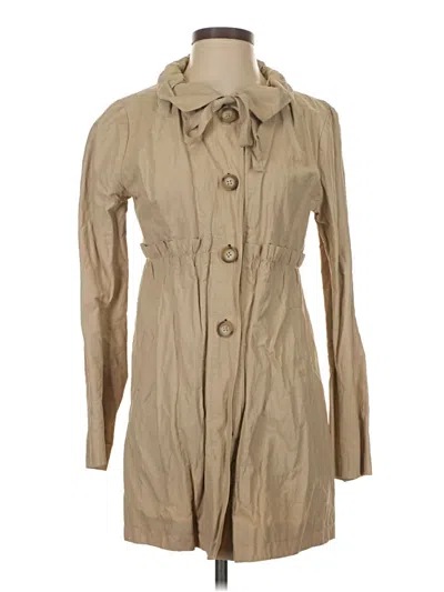Pre-owned Ann Taylor Loft Trenchcoat In Brown