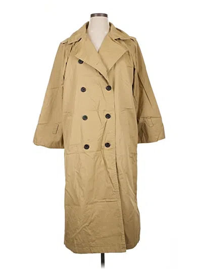 Pre-owned Ann Taylor Loft Trenchcoat In Brown
