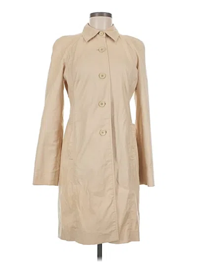 Pre-owned Ann Taylor Loft Trenchcoat In Tan