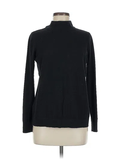 Pre-owned Ann Taylor Loft Turtleneck Sweater In Black
