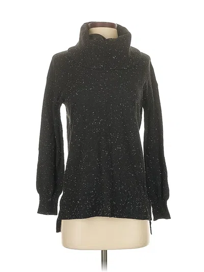 Pre-owned Ann Taylor Loft Turtleneck Sweater In Black