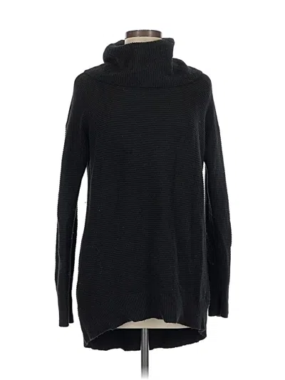 Pre-owned Ann Taylor Loft Turtleneck Sweater In Black