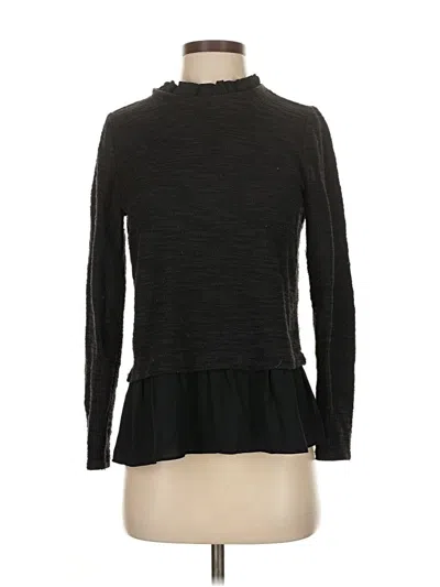Pre-owned Ann Taylor Loft Turtleneck Sweater In Black