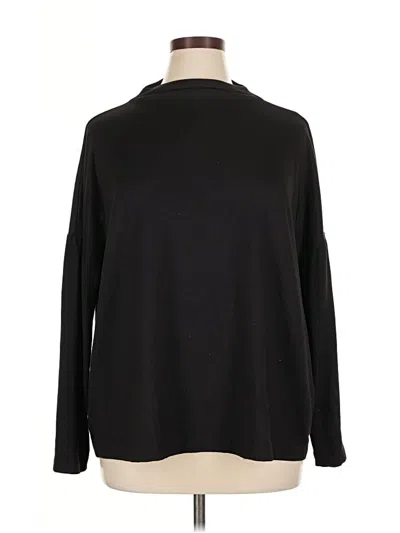 Pre-owned Ann Taylor Loft Turtleneck Sweater In Black
