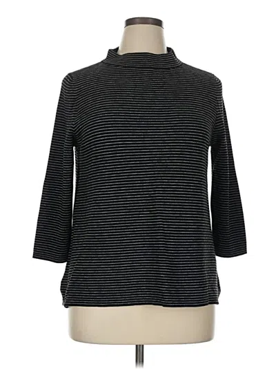 Pre-owned Ann Taylor Loft Turtleneck Sweater In Black