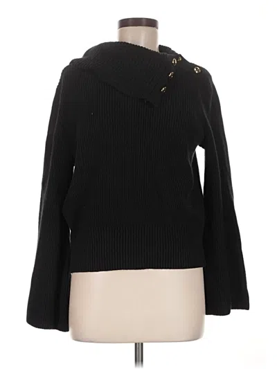 Pre-owned Ann Taylor Loft Turtleneck Sweater In Black