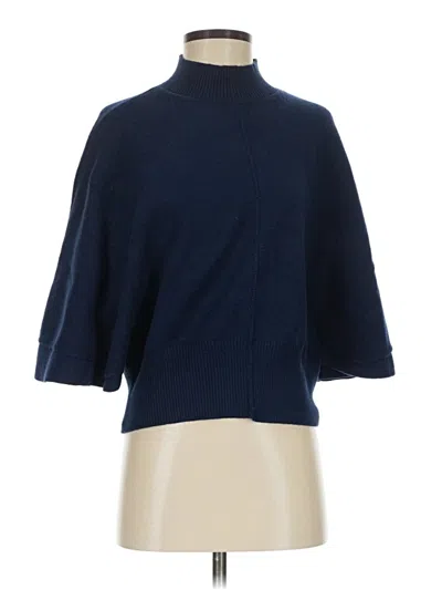 Pre-owned Ann Taylor Loft Turtleneck Sweater In Blue