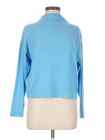 Pre-owned Ann Taylor Loft Turtleneck Sweater In Blue