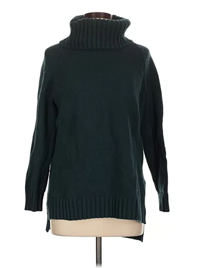 Pre-owned Ann Taylor Loft Turtleneck Sweater In Blue